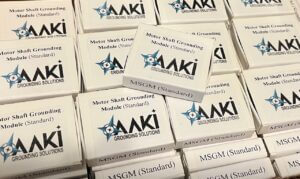 Aaki Corp motor shaft grounding module MSGM (standard) in boxes